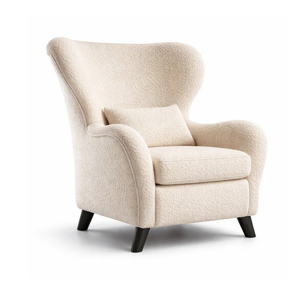 Fotoliu cu spătar înalt Miuform Miuf, bej