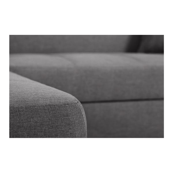 Canapea cu șezlong partea stângă Interieur De Famille Paris Bijou, gri închis-image-2