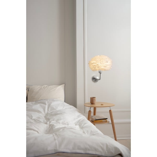 Aplică de perete argintie fără abajur din metal Santé – UMAGE-image-1