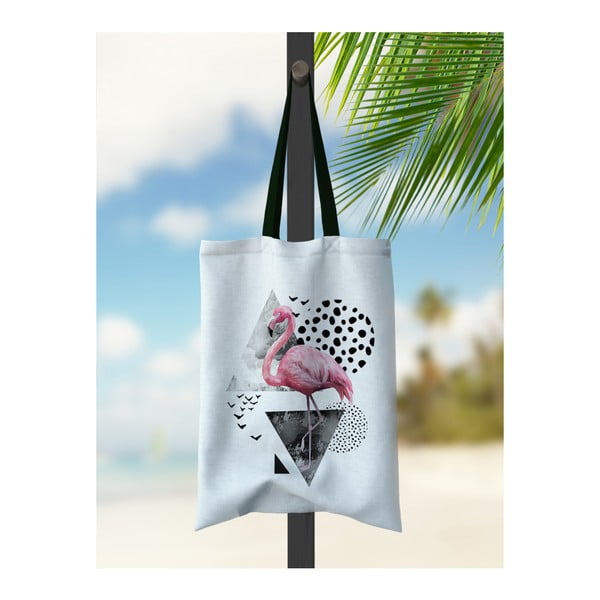 Geantă de plajă Kate Louise Flamingo