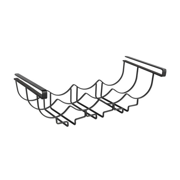 Suport pahare și sticle vin, metalic, pentru raft Wenko-image-1