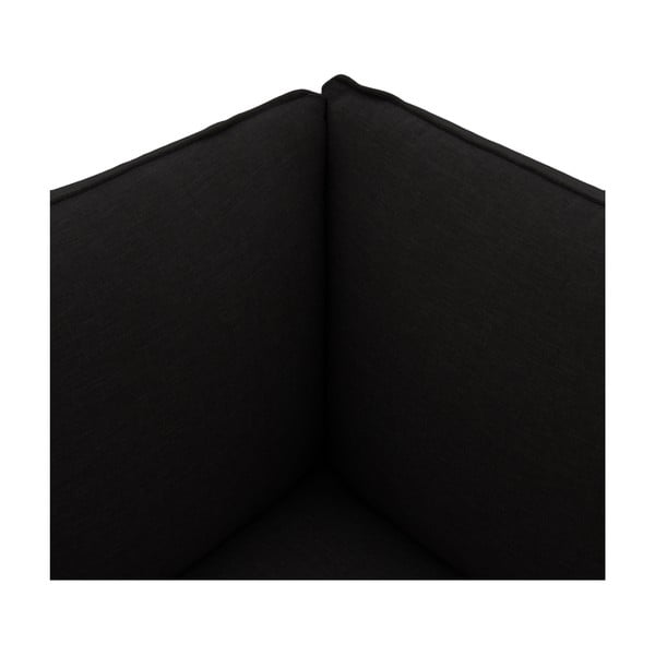 Fotoliu pentru canapea Vivonita Cube, partea dreaptă, maro închis-image-3