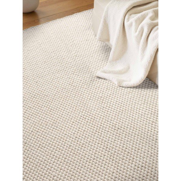 Covor crem țesut manual din lână 200x290 cm Lyon Beans – Elle Decoration-image-2