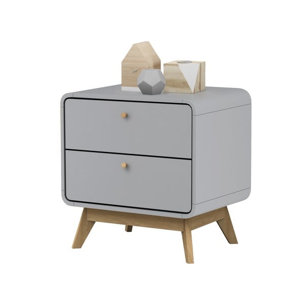 Noptieră gri Cassie - Støraa-image-3