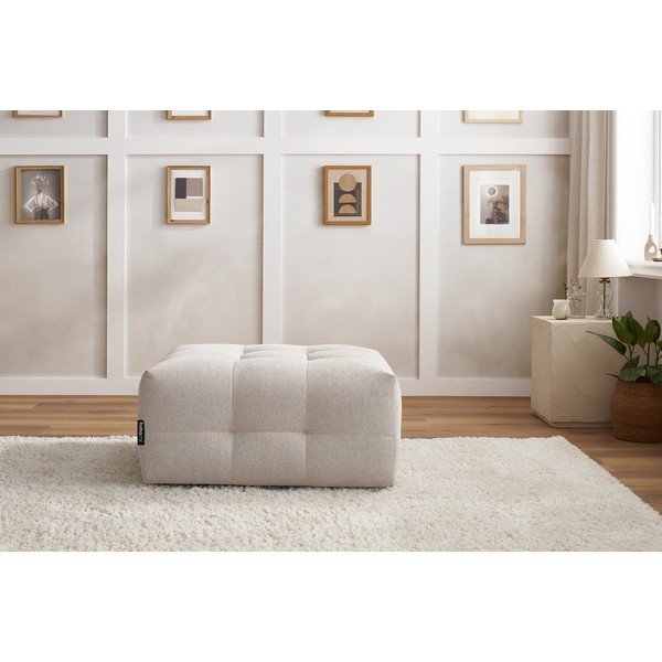 Taburet pentru canapea modulară bej Kleber - Bobochic Paris-image-4