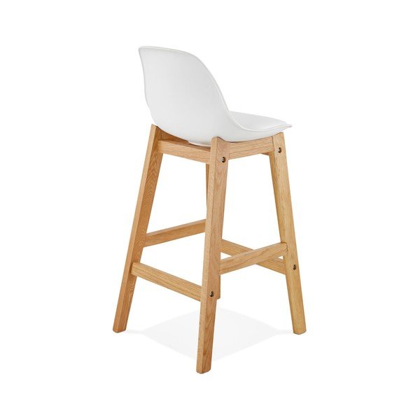 Scaun de bar Kokoon Elody, înălțime 86,5 cm, alb-image-2