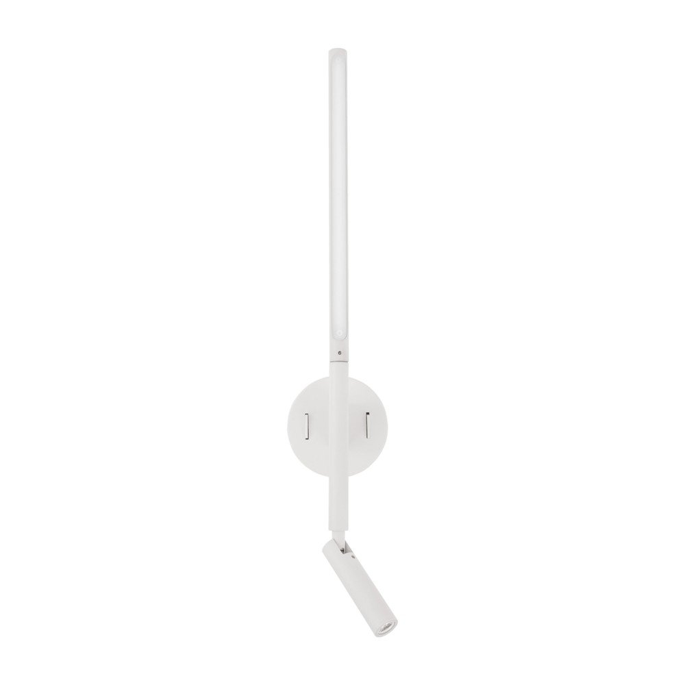 Aplică de perete alb mat LED cu structură flexibilă din aluminiu Handy – Nova Luce