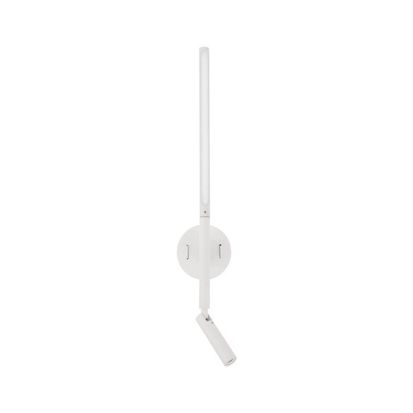 Aplică de perete alb mat LED cu structură flexibilă din aluminiu Handy – Nova Luce