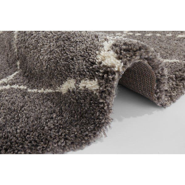Covor Mint Rugs Hash, ⌀ 160 cm, gri-image-1