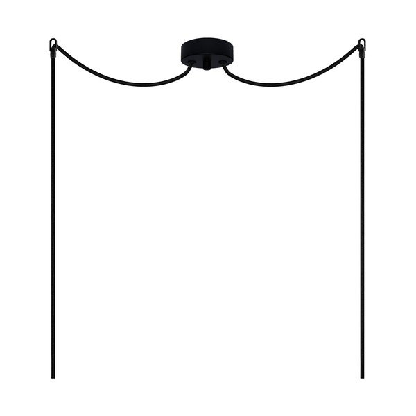 Lustră cu dublu abajur cu aspect de lemn de de cireş Sotto Luce Tsuri, ⌀ 90 cm-image-2