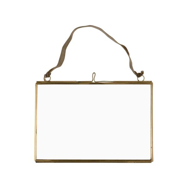 Ramă foto aurie de agățat din metal 15x10 cm – Rex London