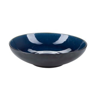 Bol servire din gresie ceramică Bahne & CO Birch, ø 28 cm, albastru