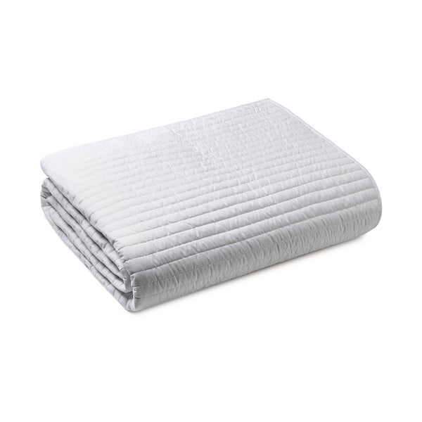 Cuvertură albă matlasată pentru pat dublu 220x230 cm – Bianca