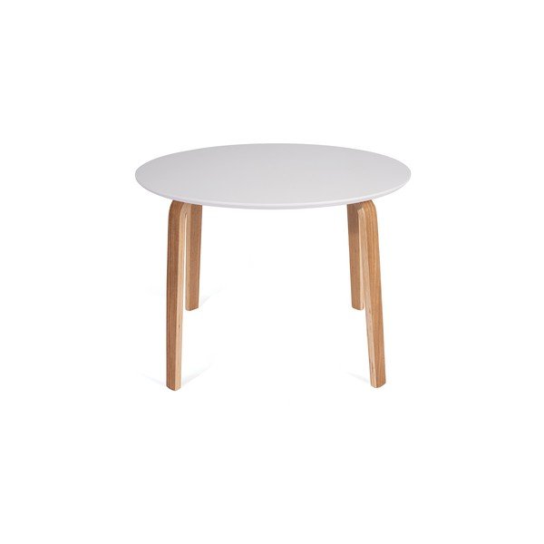 Masă rotundă cu blat alb ø 110 cm Lana - Bonami Essentials-image-1