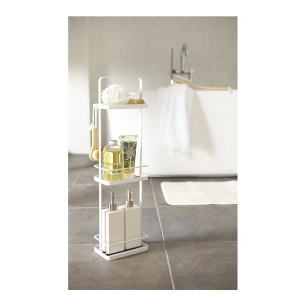 Raft baie cu 3 etajere YAMAZAKI Takamtsu, alb-image-1