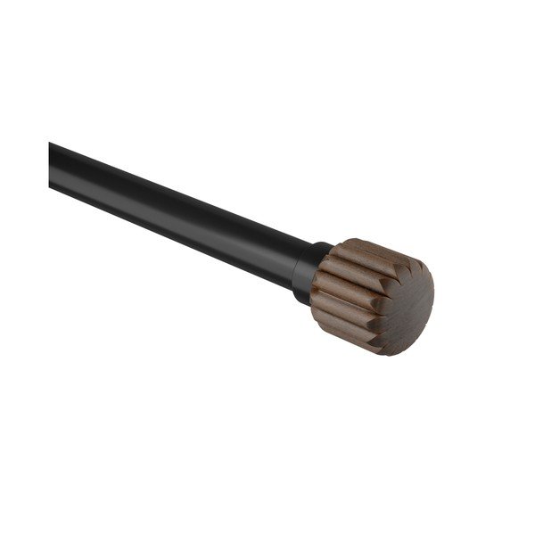 Galerie de perdea negru-mat extensibilă din oțel 107 - 305 cm Evie – Umbra