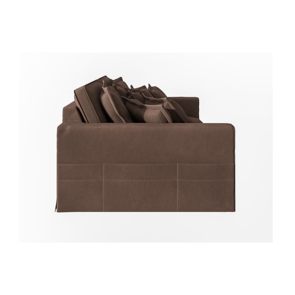 Canapea maro închis 236 cm Nora – Ropez-image-4
