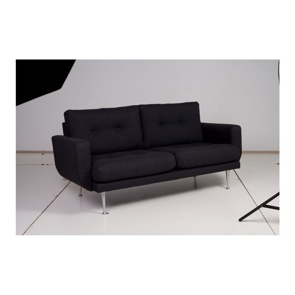 Canapea cu 2 locuri Scandic Fly, gri antracit-image-1