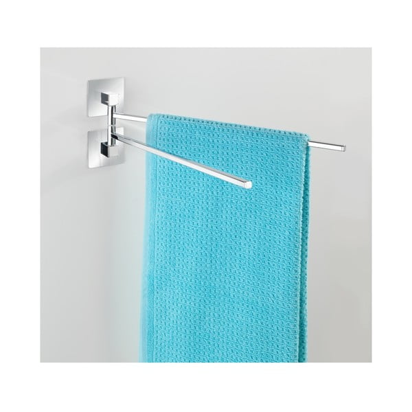 Suport dublu autoadeziv pentru prosoape Wenko Quadro-image-1