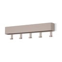 Cuier de perete taupe cu raft din metal 52 cm Dax Play – Spinder Design