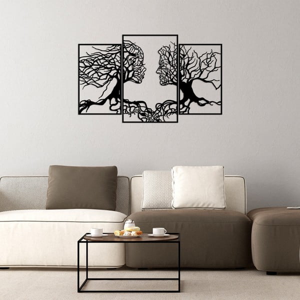 Decorațiune de perete Wallity Love on First Sight, negru-image-2