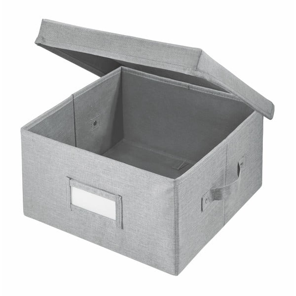 Cutie pentru depozitare iDesign Codi, 33 x 29,8 cm, gri