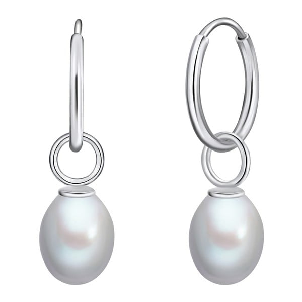Cercei cu perle Nova Pearls Copenhagen Fleurette