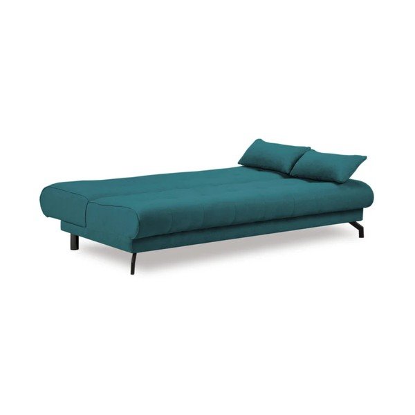 Canapea extensibilă Kooko Home Musique, verde turcoaz-image-2