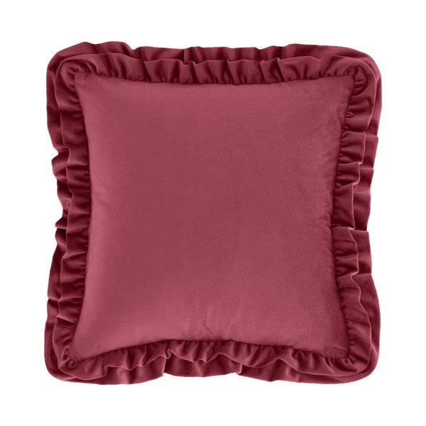 Pernă decorativă din catifea 43x43 cm Velvet Double Frill – Catherine Lansfield