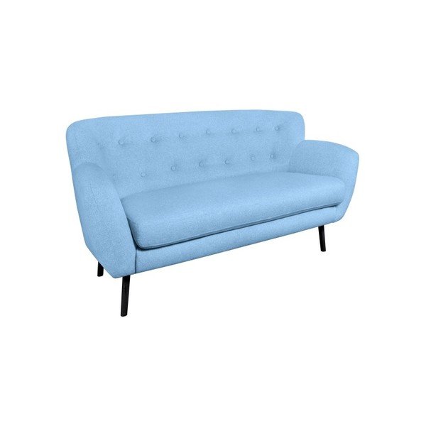 Canapea cu 2 locuri Kooko Home Rock, albastru deschis -image-2