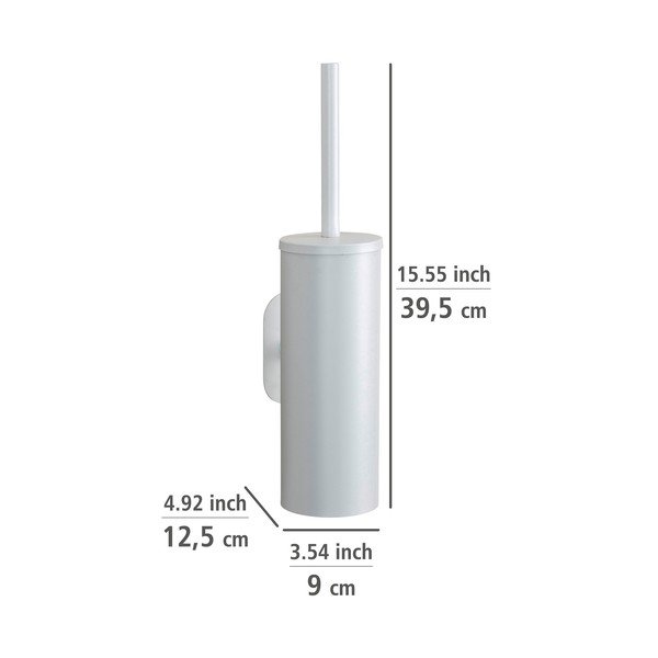 Perie de WC albă autoadezivă din oțel inoxidabil Orea – Wenko-image-3