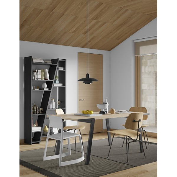 Masă de dining cu aspect de lemn de stejar 200x100 cm Drift - TemaHome-image-1