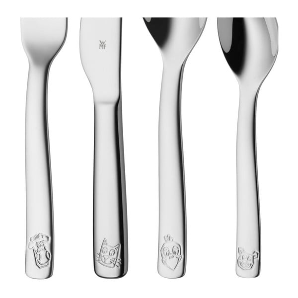 Set tacâmuri 4 piese din oțel inoxidabil pentru copii WMF Cromargan® Farm-image-3
