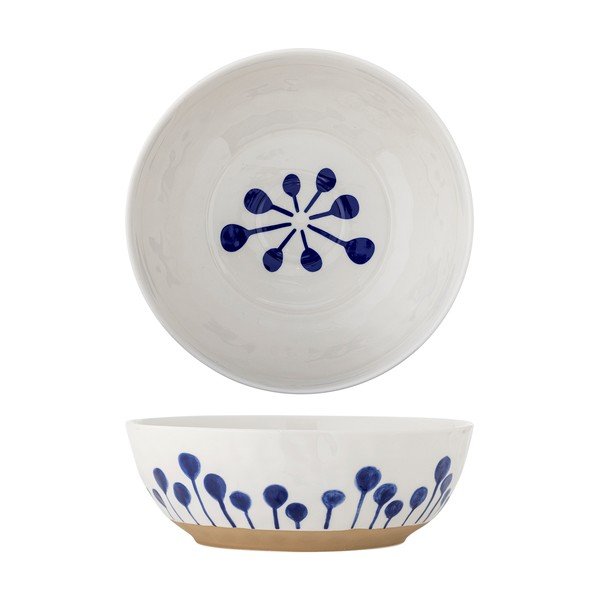 Bol alb/albastru din ceramică ø 28 cm Linora – Bloomingville-image-3