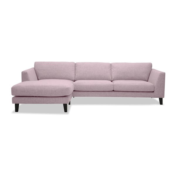 Canapea cu șezlong pe partea stângă Vivonita Monroe, roz