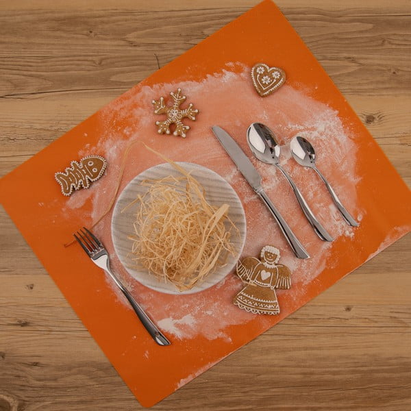 Tacâmuri argintii din oțel inoxidabil 24 buc. Shape – Orion-image-3