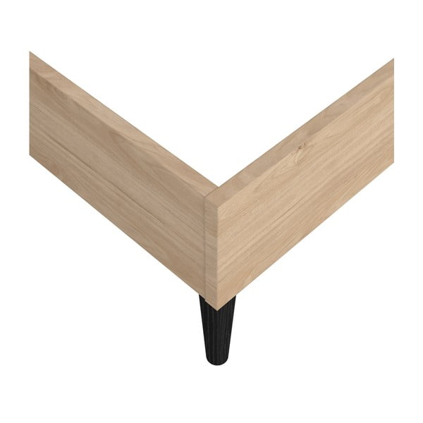 Pat matrimonial în culoare naturală fără somieră 160x200 cm Ry – Tvilum-image-3