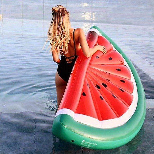 Saltea gonflabilă plajă InnovaGoods Watermelon-image-1