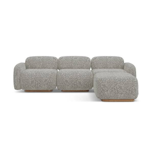 Colțar modular gri (cu colț variabil) Ailani – Makamii