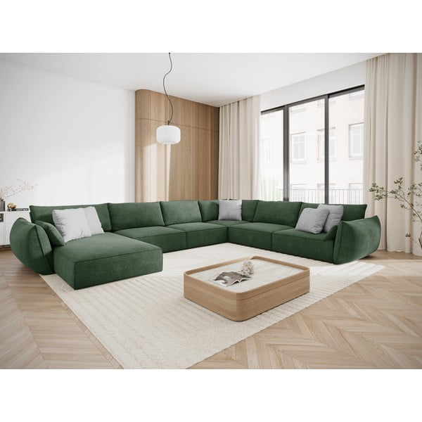 Colțar verde închis (pe partea dreaptă) Vanda – Mazzini Sofas-image-1