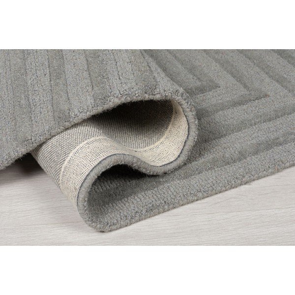 Covor din lână Flair Rugs Estela, 160x230 cm, gri-image-3