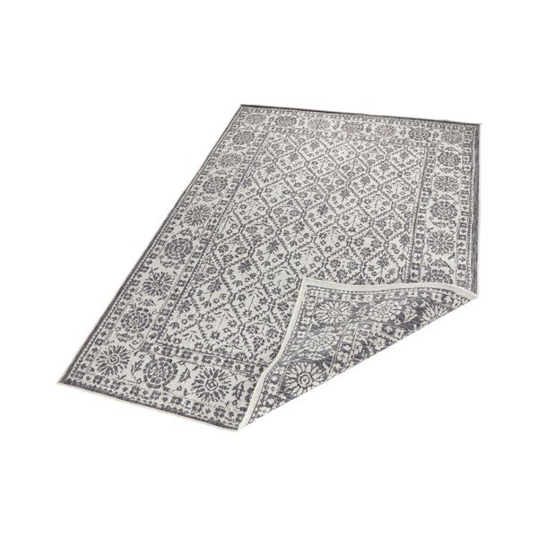 Covor reversibil adecvat interior/exterior Bougari Curacao, 120 x 170 cm, gri-crem-image-4