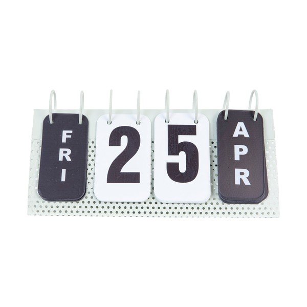 Calendar alb-negru Clayre & Eef-image-1