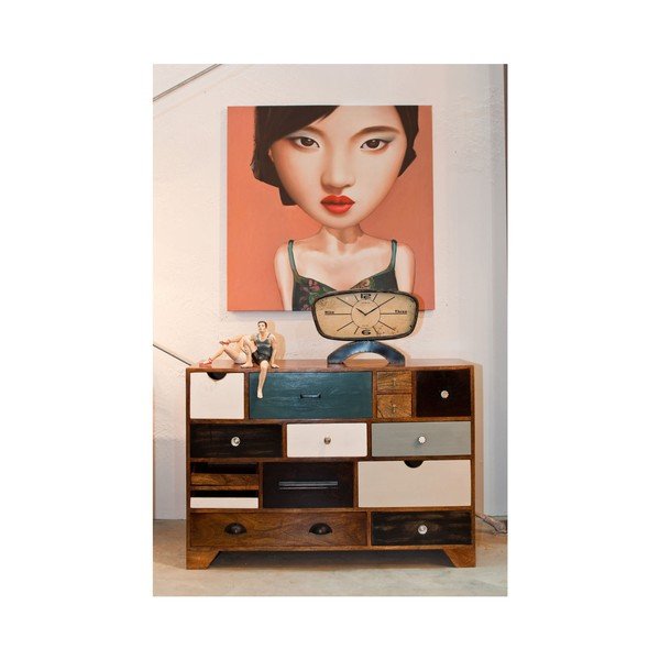 Comodă din lemn de mango Kare Design Babalou, lățime 114 cm-image-2