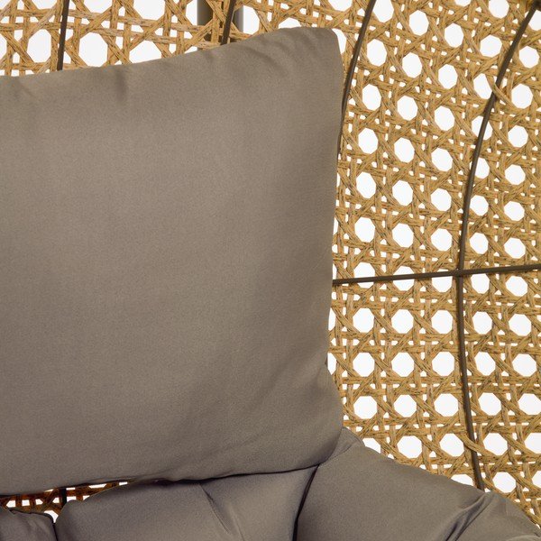 Fotoliu de grădină de agățat cu suport Kave Home Cira, natural-image-3