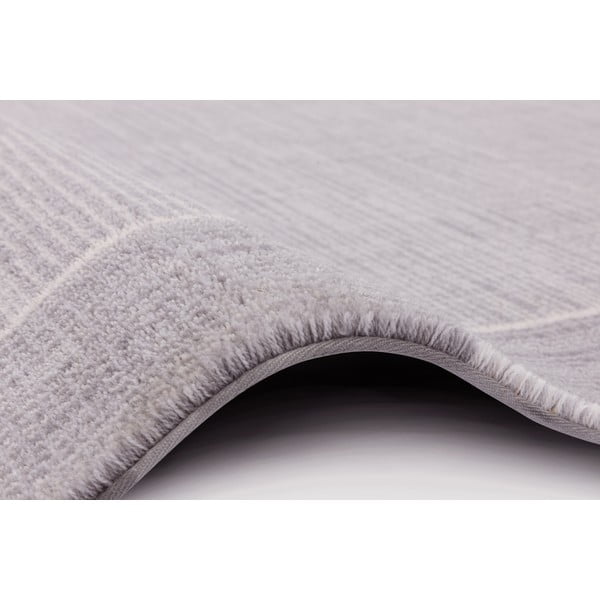 Covor gri din lână 160x240 cm Linea – Agnella-image-2