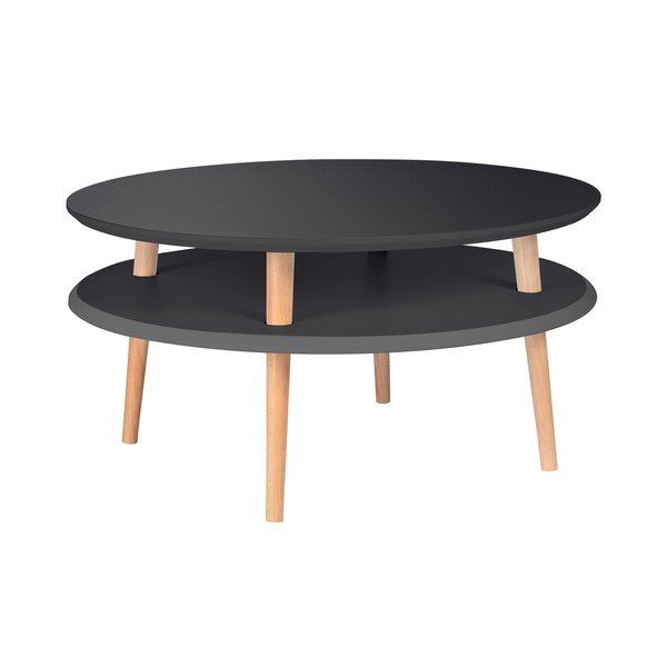 Măsuță de cafea Ragaba UFO Low, gri grafit