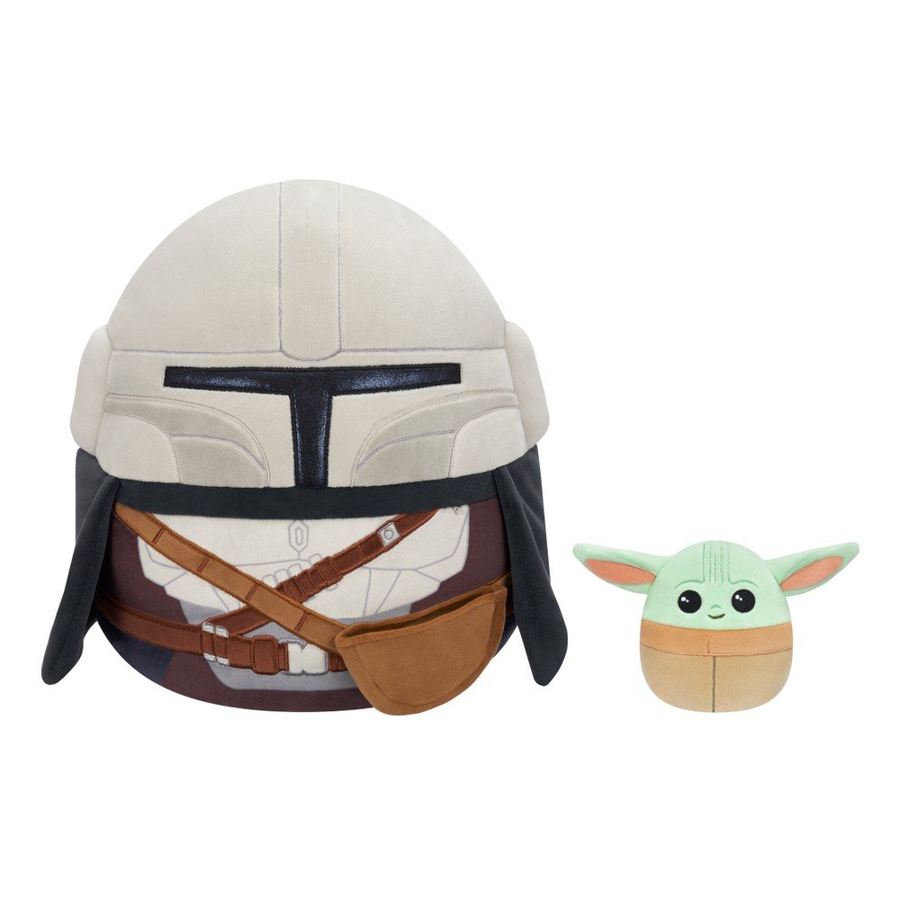 Jucărie de pluș Mandalorian &amp; Grogu – SQUISHMALLOWS
