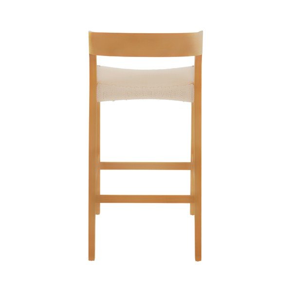 Scaun de bar în culoare naturală din lemn de ulm (înălțime șezut 65 cm) Vikdalen – Jotex-image-4