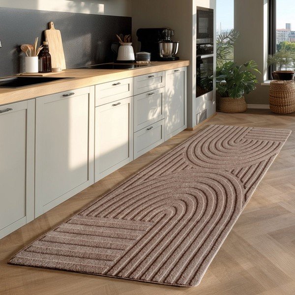 Covor tip traversă bej 80x250 cm Pompei 1611 – Ayyildiz Carpets-image-1